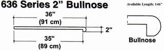 636 Series 2" Bullnose