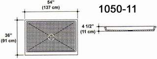 36" X 54" Shower Pan Mold
