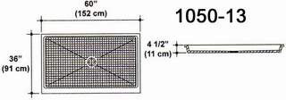 36" X 60" Shower Pan Mold