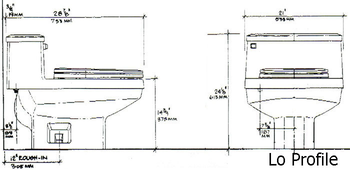 Lo Profile Cultured Marble Toilet Mold