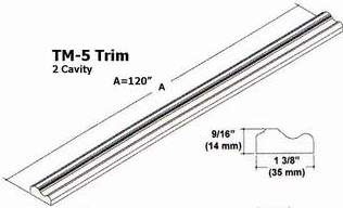 Decorative Trim Mold - 2 Cavity
