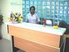 The Onyx Reception Counter we made during training.