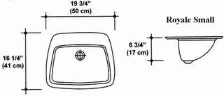 16 1/4" X 19 3/4" Royale Small Floating Bowl Mold, Utilized with Adjustable All Purpose, No-Bowl Mold