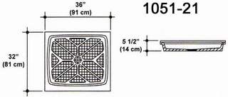 32" X 36" Shower Pan Mold