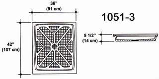 42" X 36" Shower Pan Mold