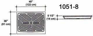 36" X 48" Shower Pan Mold