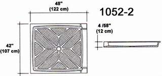 42" X 48" Shower Pan Mold