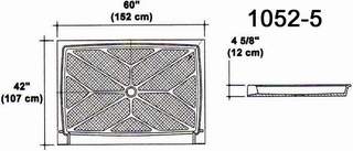 42" X 60" Shower Pan Mold