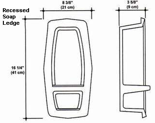 Recessed Soap Ledge Mold