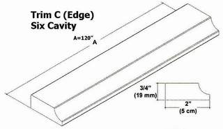 Edge Trim Mold - Six Cavity