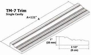 Decorative Trim Mold - Six Cavity