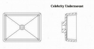 Celebrity Rectangle  Sink