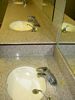 Solid Surface Triple Bowl Vanity Top